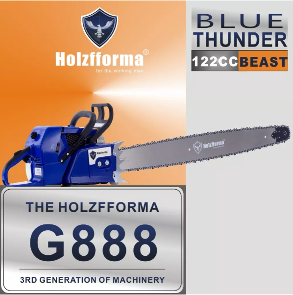 Holzfforma G888 Chainsaw 122cc, Powerhead Only, Compatible With MS880